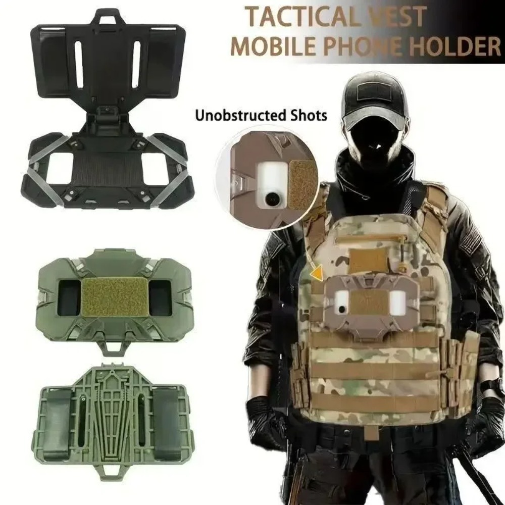Mobile Tech Accessories - Тактический держатель для телефона MOLLE, складное